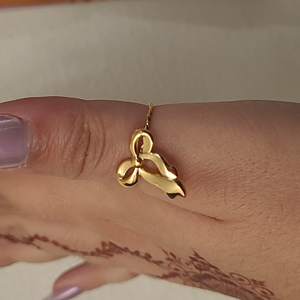 Free Size Bow Ring - Picture 4 of 6